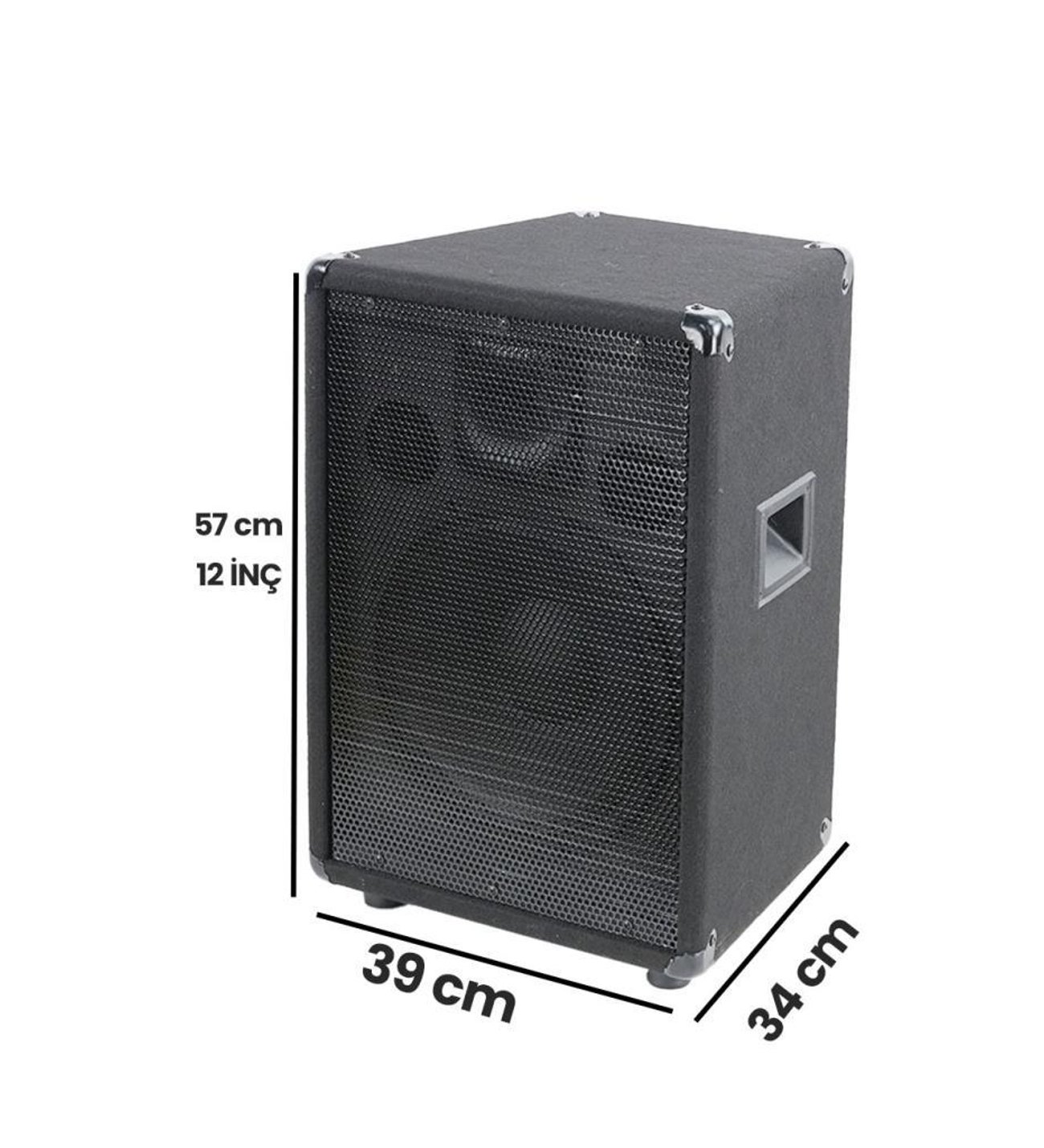 Lastvoice LPM-12 Ahşap Profesyonel Kabin Hoparlör 12 inç 800W