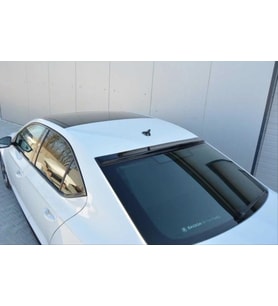 Skoda Super Uyumlu B 2015-2019 Cam Üstü Spoiler - Piano Black (Parlak Siyah)