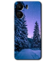 Xiaomi Redmi 13C Kılıf HD Desen Baskılı Kılıf - Kış Manzarası