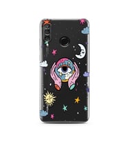 Huawei P30 Lite Uyumlu Baskılı Yumuşak Silikon Şeffaf Telefon Kılıfı