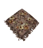 Sökme Boncuklu Pamuk Yazma - 95 x 95 - 04648 (Hardal)