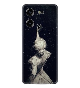 Tecno Pova 5 Kılıf Resimli Desenli Baskılı Silikon Star Woman 1332