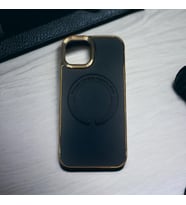 İphone 13/14 Uyumlu Magsafeli Deri Görünümlü Telefon Kılıfı