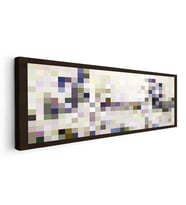 Yatay Panoramik Kanvas Tablo Bonjour Monsieur Courbet Piksel Minecraft Tablosu Ev Ofis Salon Dekoru