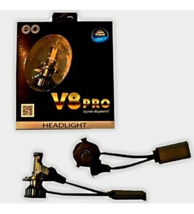 Led Xenon V8Pro 9007 Beyaz 12V / 50W / 8000 Lumens