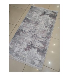 HALIMARKA K-ESKZ 404 GRİ KAYMAZ ŞÖNİL KİLİM 80X150 CM