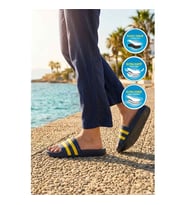 Walkway 8000-01 G Beyaz-Lacivert Unisex Terlik
