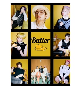 Bts Yeni Merch Butter Albümü Kpop Tablo Ahşap Poster Dekoratif Kod407