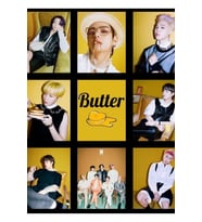 Bts Yeni Merch Butter Albümü Kpop Tablo Ahşap Poster Dekoratif Kod407