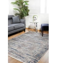 Dijital Kaymaz Yıkanabilir Mavi Modern Salon Halısı Mutfak Halısı Koridor Halısı Yolluk HLN1303