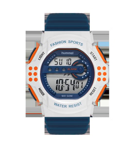 Hummel Erkek Spor Kol Saati Beyaz Lacivert Hm-1012Md-7 (Beyaz - Lacivert)