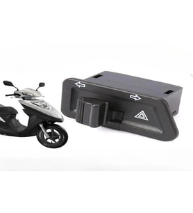 Scooter Motorsiklet 4’lü sinyal düğmesi Üniversal Uyum