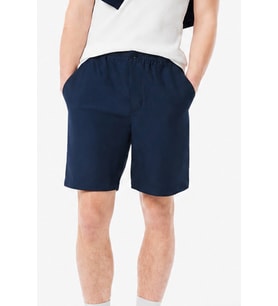 Lacoste Mens Reguler Fit Linen Blend Shorts Erkek Keten Şort Lacivert