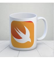 Swift Tasarımlı Kupa Bardak (Çok Renkli)