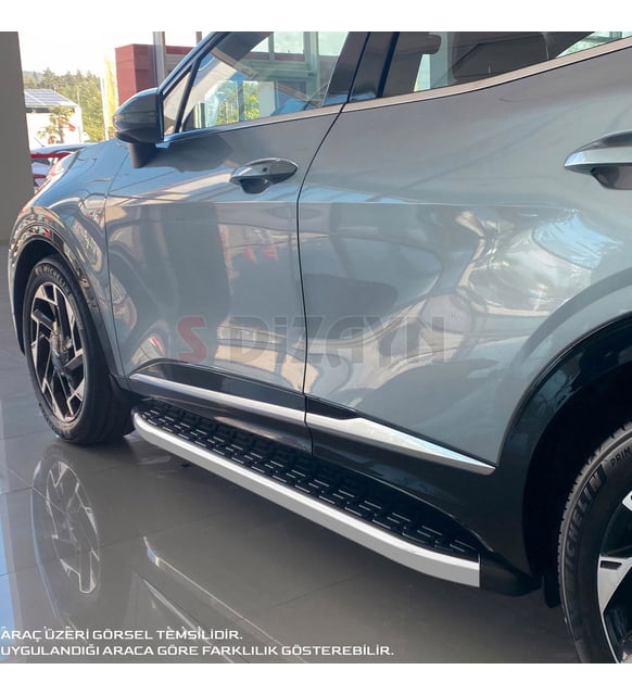 S-Dizayn Nissan X-Trail T33 Evo Aluminyum Yan Basamak 183 Cm 2022