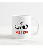 Güvenlik Kupa Bardak (1. Tasarım) (Beyaz)