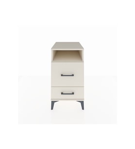 Kronos Komodin Tek Raflı 2 Çekmeceli 44x59x80 Aytaşı-Aytaşı