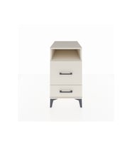 Kronos Komodin Tek Raflı 2 Çekmeceli 44x59x80 Aytaşı-Aytaşı