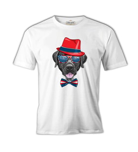 Mr. Dog - Köpek Beyaz Erkek Tshirt