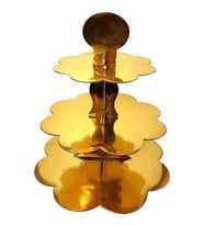 Cup cake standı  karton Altın pk:1-