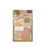 KRAF 2216-CB CAPYBARA 3 X 20YP YAPIŞKANLI NOT KAĞIDI SET - TEKLİ