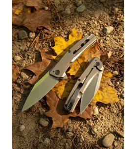 Knivox Browning D2 Çelik Titanyum Kaplama Katlanır Çakı -Ultra Dayanıklı Outdoor Bıçağı