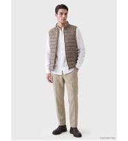 LCWAIKIKI Classic Kahverengi Regular Fit Dik Yaka Erkek Şişme Yelek