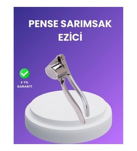 Mey İthalat® Sarımsak Presi Kolay Temizlik ve Yüksek Basınçlı Ezme