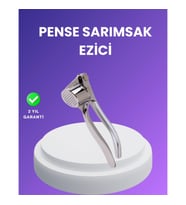 Mey İthalat® Sarımsak Presi Kolay Temizlik ve Yüksek Basınçlı Ezme