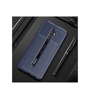 Oppo Reno 2 Uyumlu Kılıf Zore Negro Silikon Kapak (Lacivert)
