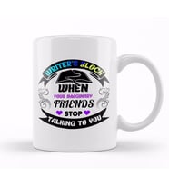 Funny Writer s Block Imaginary Friends Kupa Bardak Porselen
