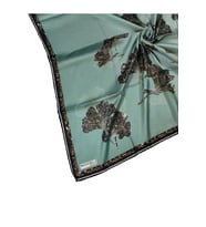 Mısırlı Eşarpları Cocoon Twill ( Tivil ) Yaprak Desenli Eşarp (Çağla Yeşili)