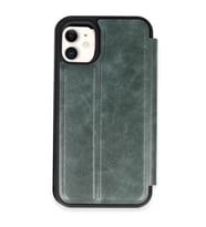 İphone 11 Flip Cover - Koyu Yeşil