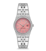 Newera Watch Çelik Kordon Takvimli Kadın Kol Saati