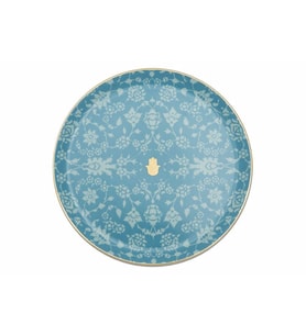 Porland Glamorous Turkuaz Düz Tabak 24 cm 04A+P021554
