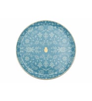 Porland Glamorous Turkuaz Düz Tabak 24 cm 04A+P021554
