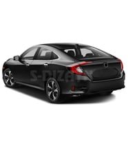 Honda Civic Uyumlu Krom Cam Çıtası 8 Parça 2016 Üzeri (Karışık)