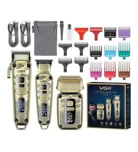 Orjinal VGR yeni V-642 profesyonel saç sakal ense +sıfır yanak  düzeltici elektrikli tıraş makinesi