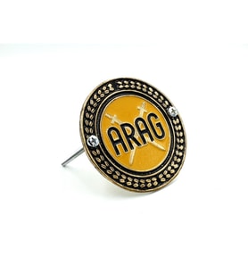 Arag Etiketlere Özel Panjur Arması Vidalı Sarı Arma
