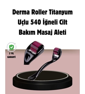 Dermaroller Titanyum 540 İğneli 1 Mm Cilt Yenileme Ve Anti Aging Etkisi