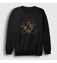 Presmono Unisex Siyah Scorpion Mortal Kombat Sweatshirt 147418tt