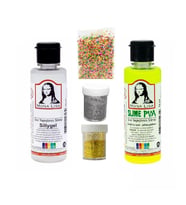 Slime Seti Fosforlu Sarı Renk 70 ML Renkli Slaym Südor Sılaym Seti 70 ML Slime Borax (Mavi)