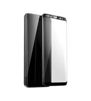 Samsung Galaxy G955 S8 Plus Uyumlu Ön Koruma Polymer Nano Ekran Koruyucu (Siyah)