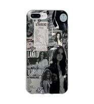 Iphone 7 Plus / 8 Plus Uyumlu Lana Del Rey Desenli Şeffaf Telefon Kılıfı