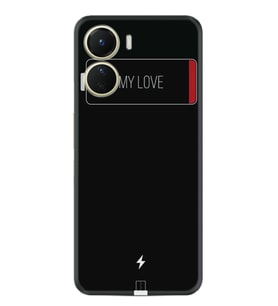 Vivo Y16 Kılıf Resimli Desenli Baskılı Silikon My Love 1402