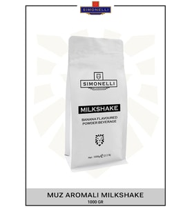 Simonelli Milkshake Muz Aromalı 1000 gr Paket
