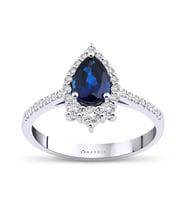 1.20 Karat Safir Pırlanta Yüzük