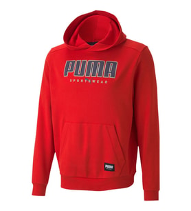 Puma Erkek Hoodie Athletics ERKEK SWEATSHİRT 58345611 KIRMIZI