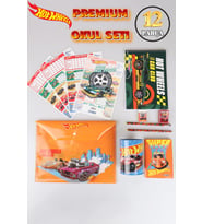 YENİ SEZON LİSANSLI HOT WHEELS 12 PARÇA KIRTASİYE SETİ ÇITÇIT DOSYA,KALEM,SİLGİ,KUMBARA,KALEMTRAŞ,RESİM DEFTERİ,OKUL ETİKETİ