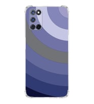 PrintiFy Oppo A72 Uyumlu Köşe Korumalı Renk Cümbüşü D Tasarımlı Şeffaf Silikon Kılıf